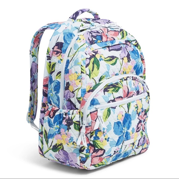 Vera Bradley Set Large Backpack, Lunch Bunch Bag and Zip ID/Lanyard 4 piece set - Picture 2 of 14